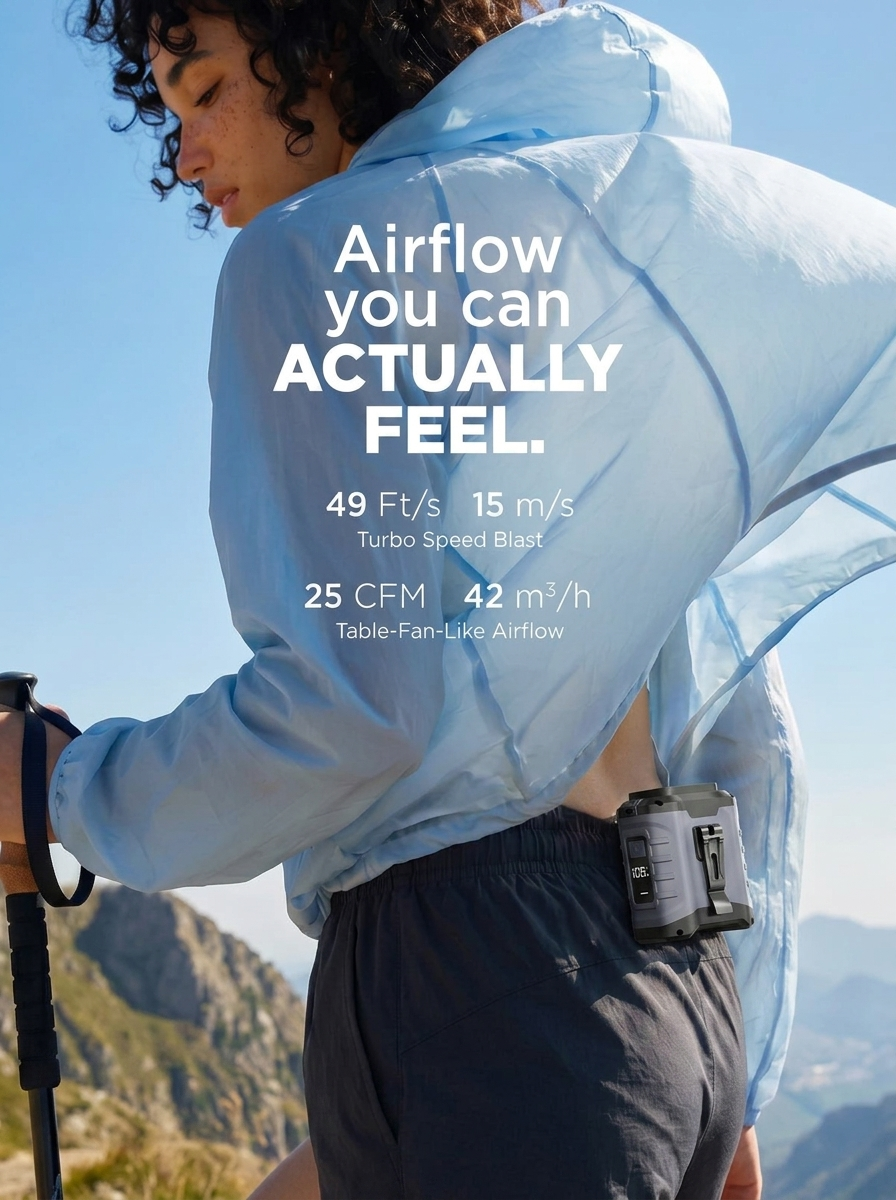 Portable Waist Fan